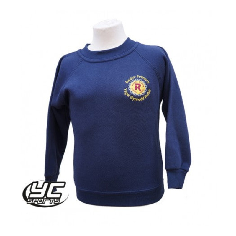 Radyr Primary School PE Sweatshirt 2/3 NAVY