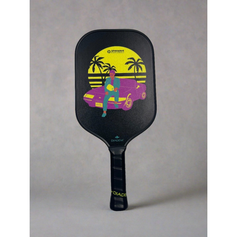 Spinwave Pickleball x DIADEM Rush Limited Edition Pickleball Paddle 16mm – Long Beach Vice