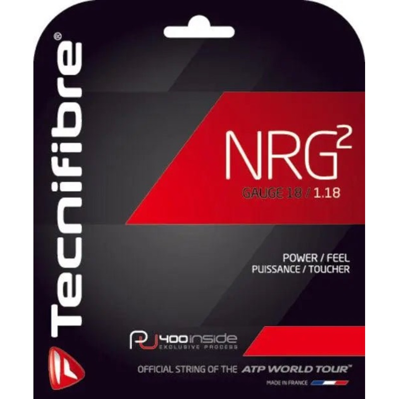 Tecnifibre NRG2 18 String Set – Natural Color