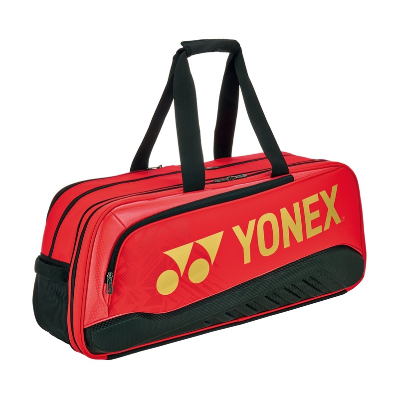 YONEX 2025 Expert Badminton/Tennis Tournament Bag (6pcs) Red/Black BA02531WEX