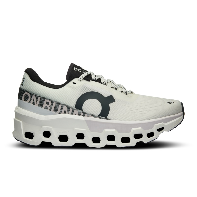 On Cloudmonster 2 Running Shoes Men – White/Frost White/Frost UK 6.5
