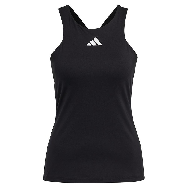Women’s Y-Back Tennis Tank Black