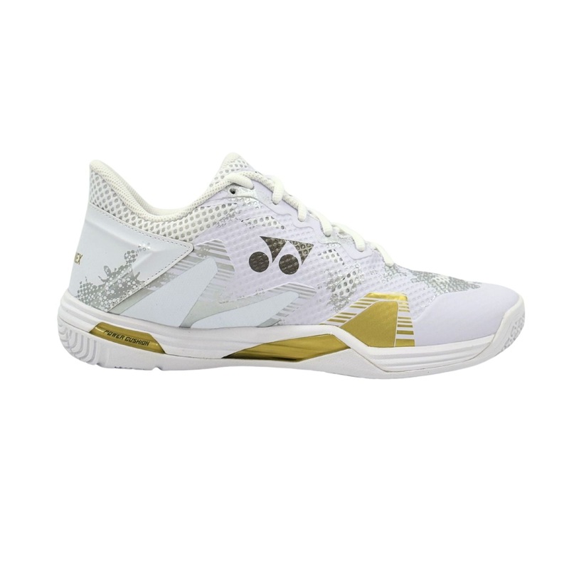 Yonex Power Cushion Eclipsion Z3 Badminton Shoe Mens – Gold WHITE/GOLD UK 9.5