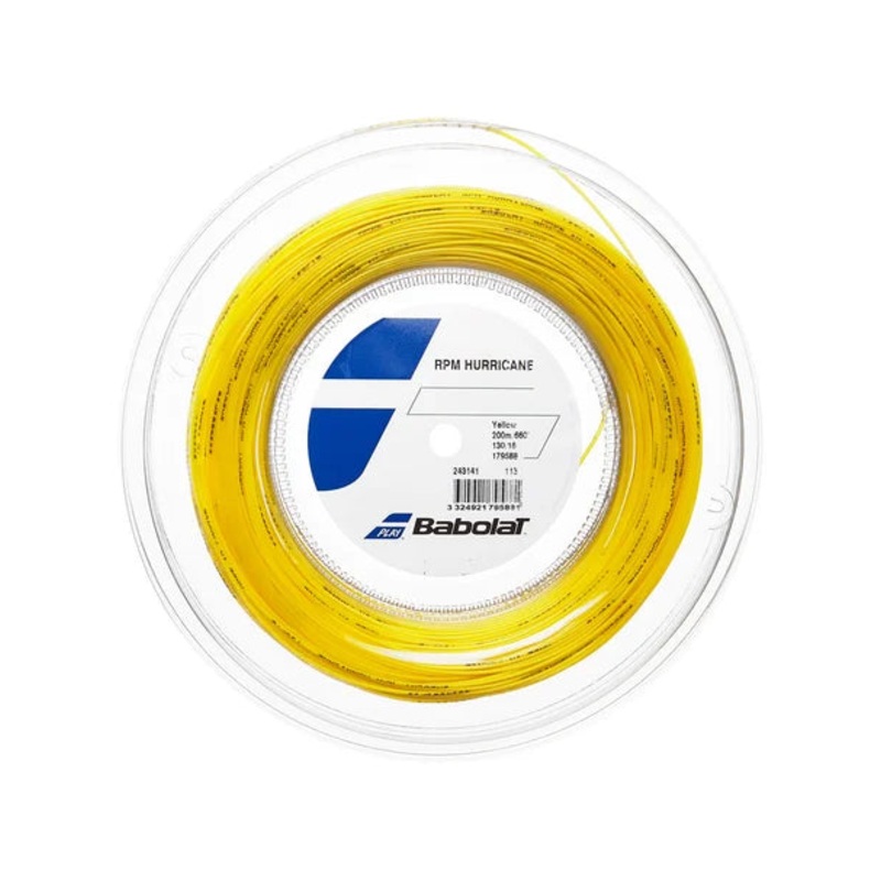 Babolat RPM Hurricane 200M 243141 1.30mm 200m Reel YELLOW