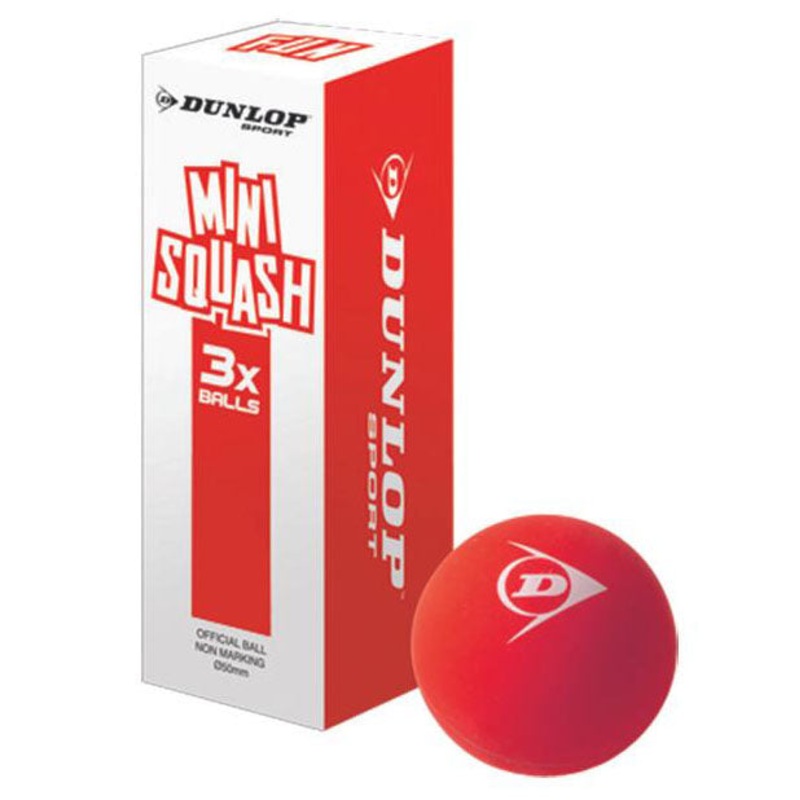 Dunlop Fun Junior Squash Balls 3 Pack