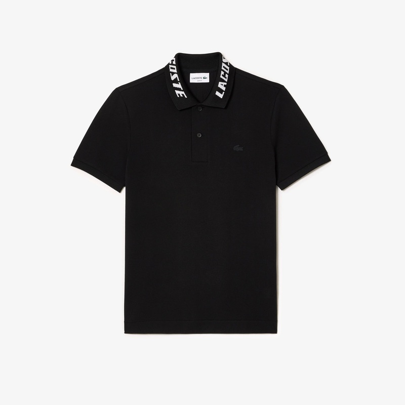 Lacoste PH9642-51 Men’s Slim Fit Lifestyle Polo Shirt [Black]