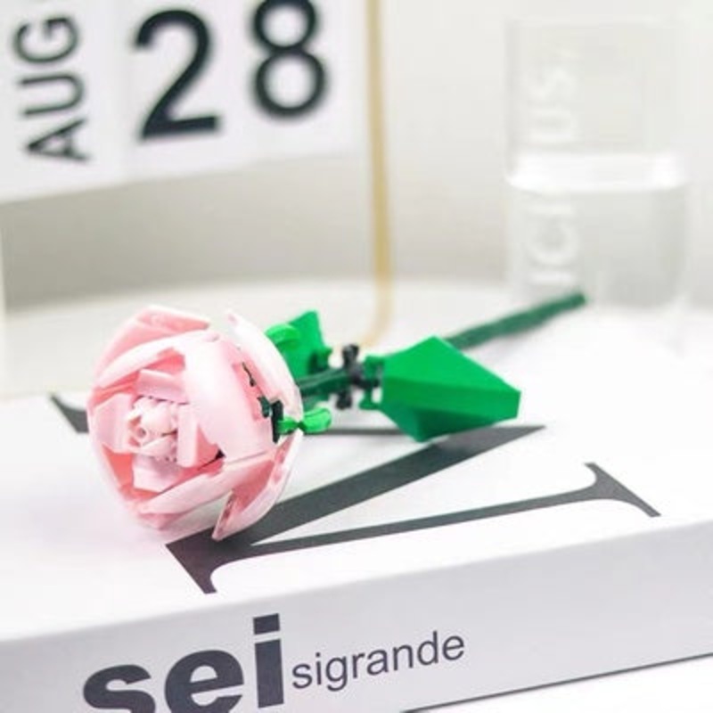 SEMBO Puzzle Roses Flower (Pink)