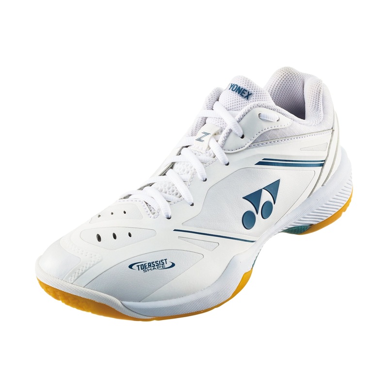 YONEX Power Cushion 65 Z4 White MEN’S Badminton Shoes US(M) 4.5/ US(W) 6/ UK 3.5/ EU 36/ 22.5 CM