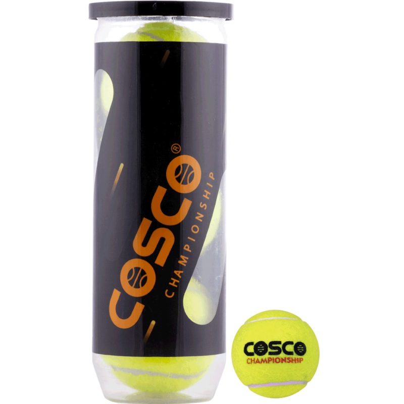 Cosco Championship Tennis Yellow (3 Pcs. Pack) | KIBI Sports 3 Balls