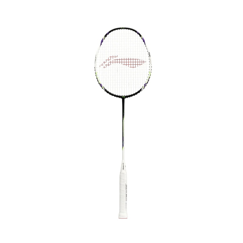 LI-NING Halbertec Motor Badminton Racket PEARL WHITE 3U (86 – 90 Grams)