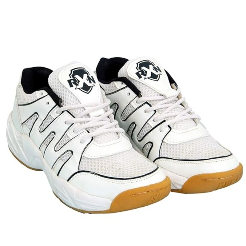 RXN Badminton Shoes for Men| Kibi Sports White 3