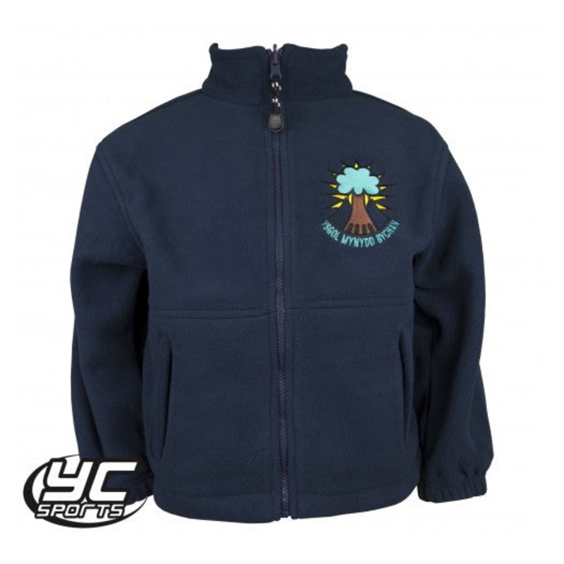 Ysgol Mynydd Bychan Fleece 3/4 NAVY