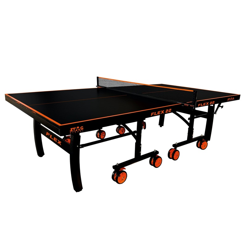 STAG GLOBAL Flex Table Tennis Table Black Top ,Thickness 22mm | Kibi Sports