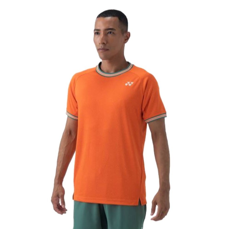 Yonex Men’s Crew Neck Shirt (Bright Orange)