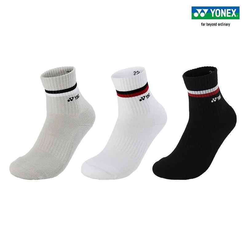 YONEX Men’s Sport Socks 145144BCR (3 pairs) Mixed colors