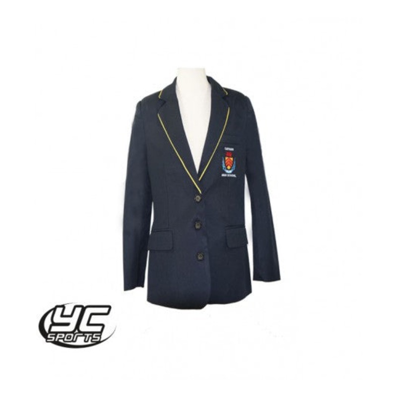 Cathays High School Blazer (Fitted) 26 Navy/Amber Tip