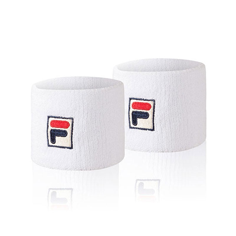 Fila Solid Tennis Wristband White