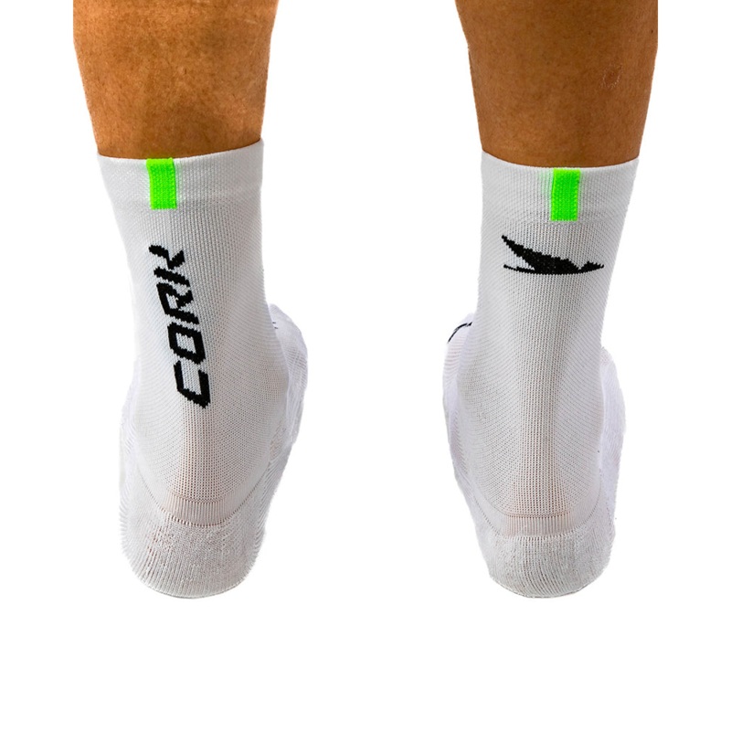 Cork Padel Men’s Premium Socks White