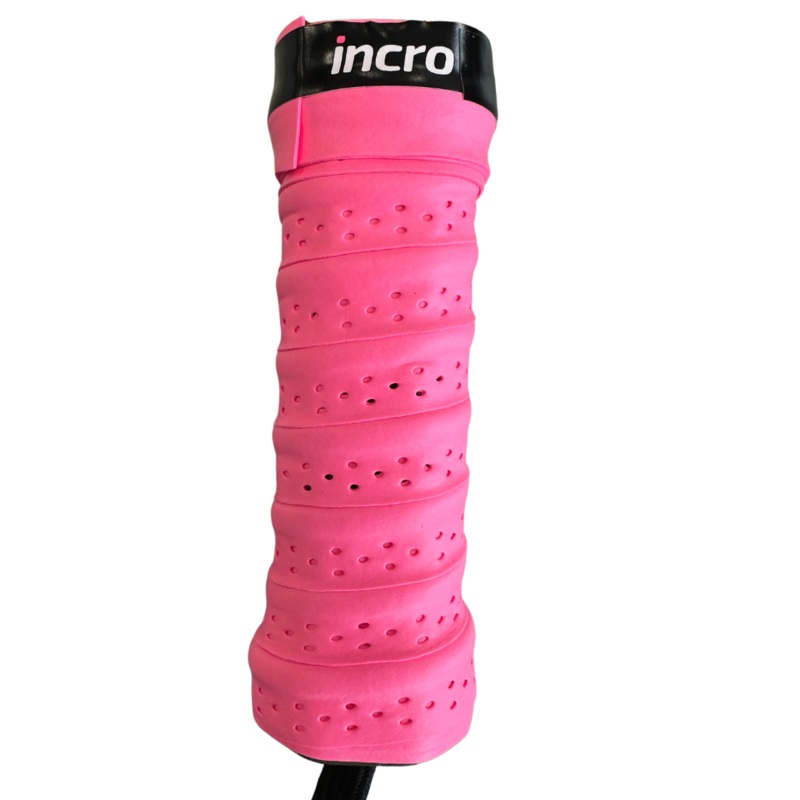 Incro Damping Ridges Overgrip with Perforated Relief  Pink