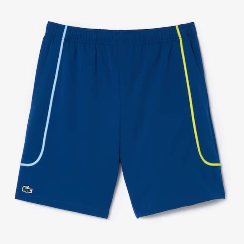 Lacoste Men’s Unlined Tennis Shorts (Blue)