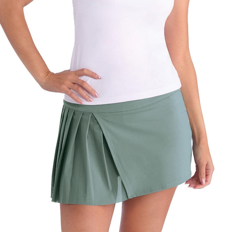 Women`s Volley 14.5 Inch Tennis Skort Sage