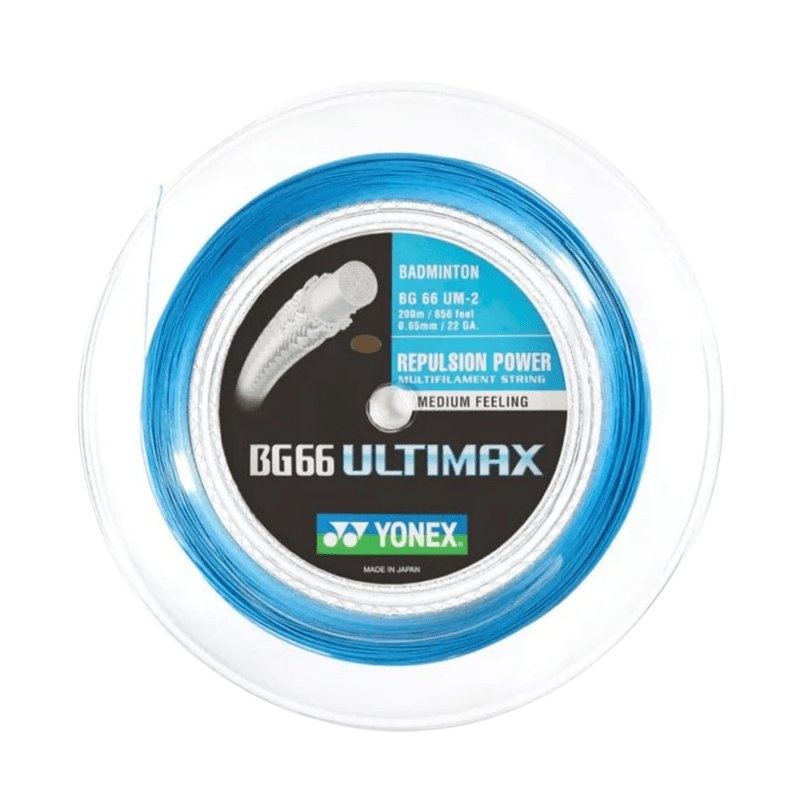 YONEX BG66 ULTIMAX Badminton String Coil (200m) Blue