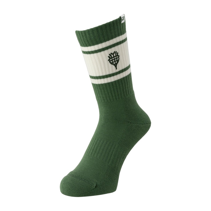 YONEX NATURE SERIES Sport Crew Socks 19251EX Olive Green S (22cm-25cm)