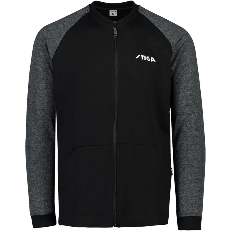 Cosco STIGA Tacksuit Jacket MEMBER Black/Grey | KIBI Sports