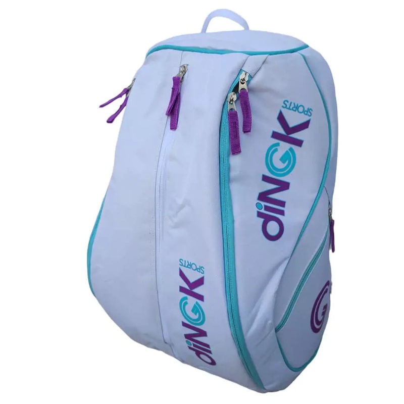 DiNGK Pickleball PRO TOUR RACQUET BAG in White