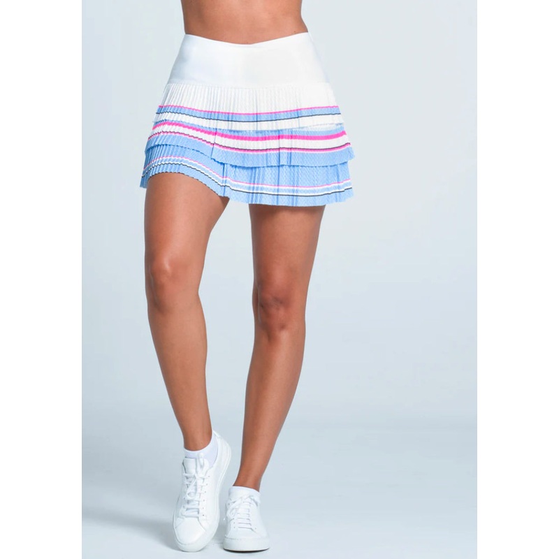 Lucky in Love Tournament Pleated Skirt-14 Small