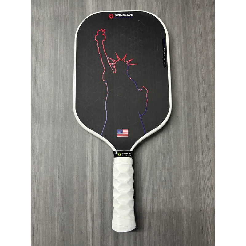 Spinwave Pickleball x DIADEM Warrior Paddle V2 – USA Limited Edition – USED