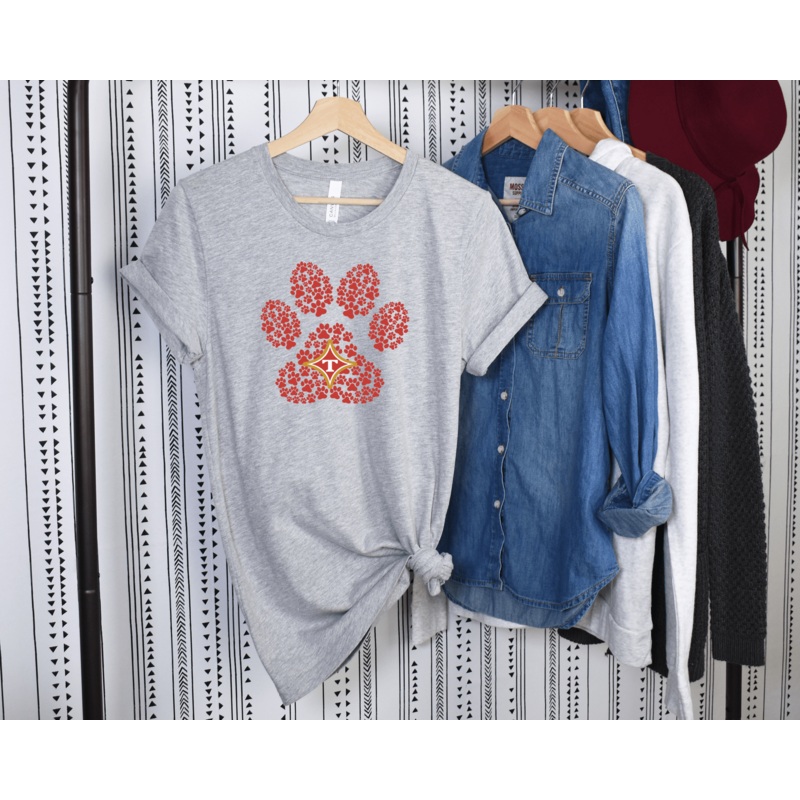 Thomasville Bulldog Pawprint T-Shirt