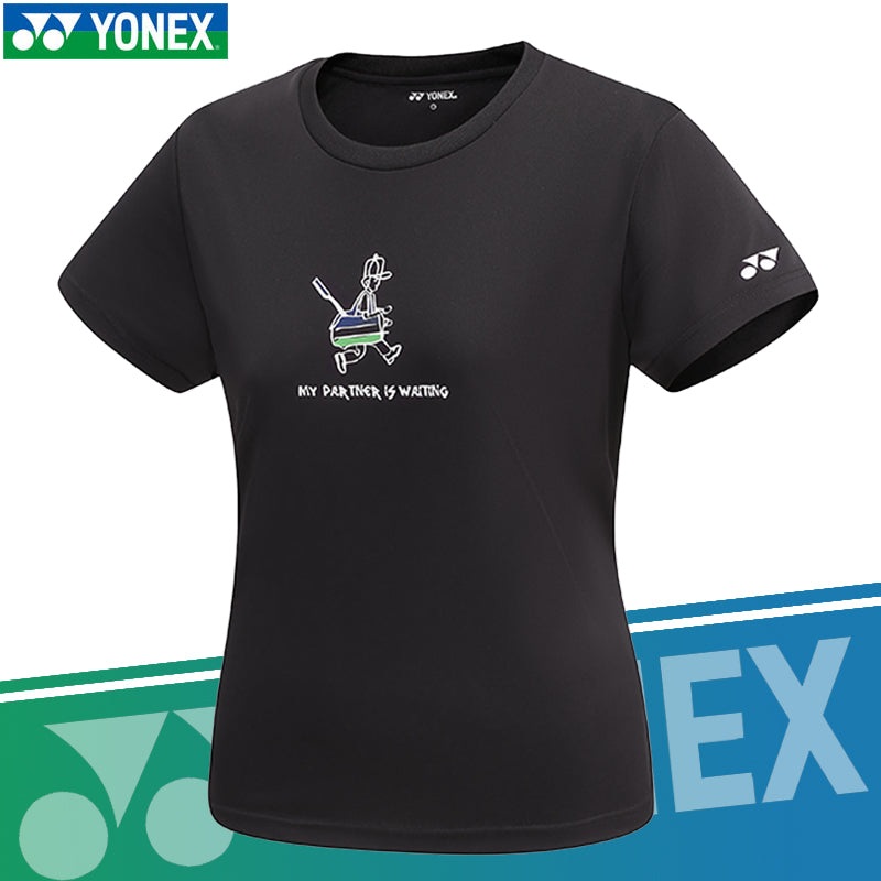 YONEX Women T-shirt 215013BCR Black(007) M