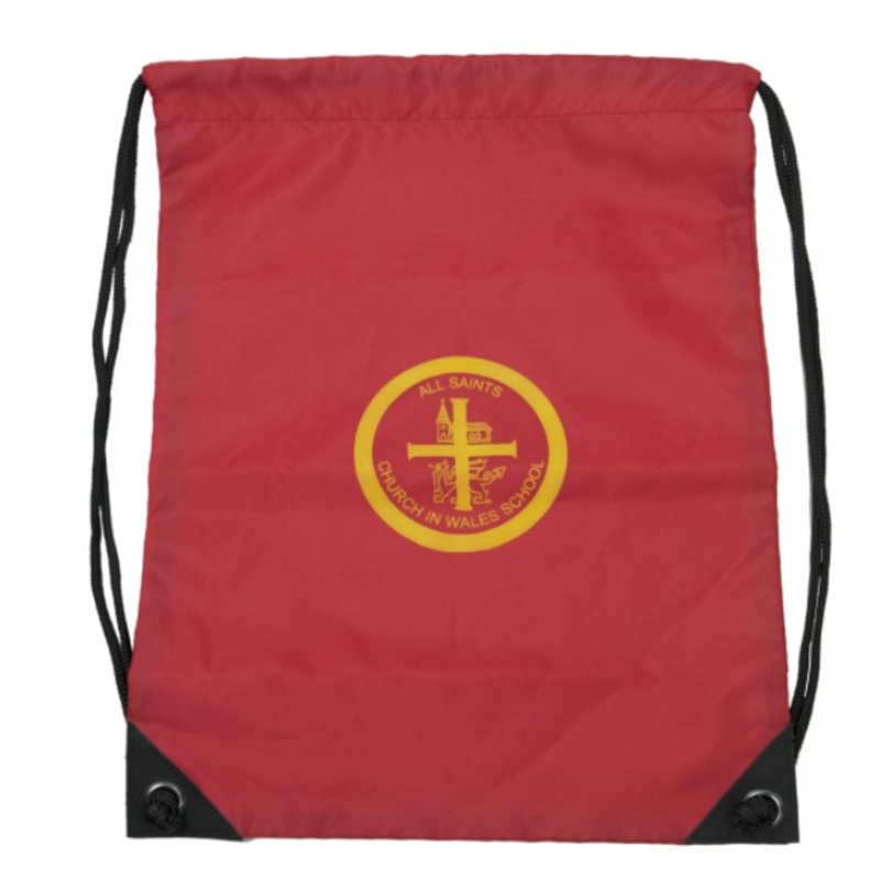 All Saints Primary School PE Gymsack Red