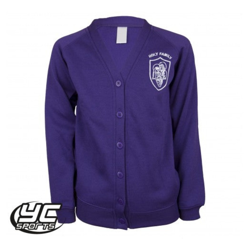 Holy Family Primary School Cardigan 3/4 PURPLE