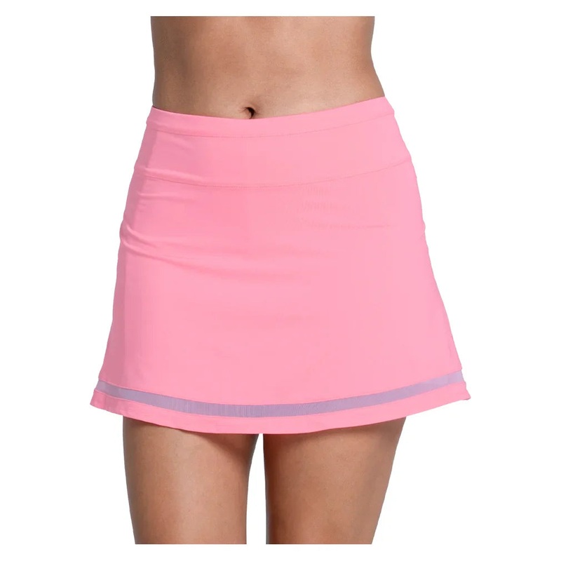 Women`s Hustle N` Bustle 14 Inch Tennis Skort Flamingo