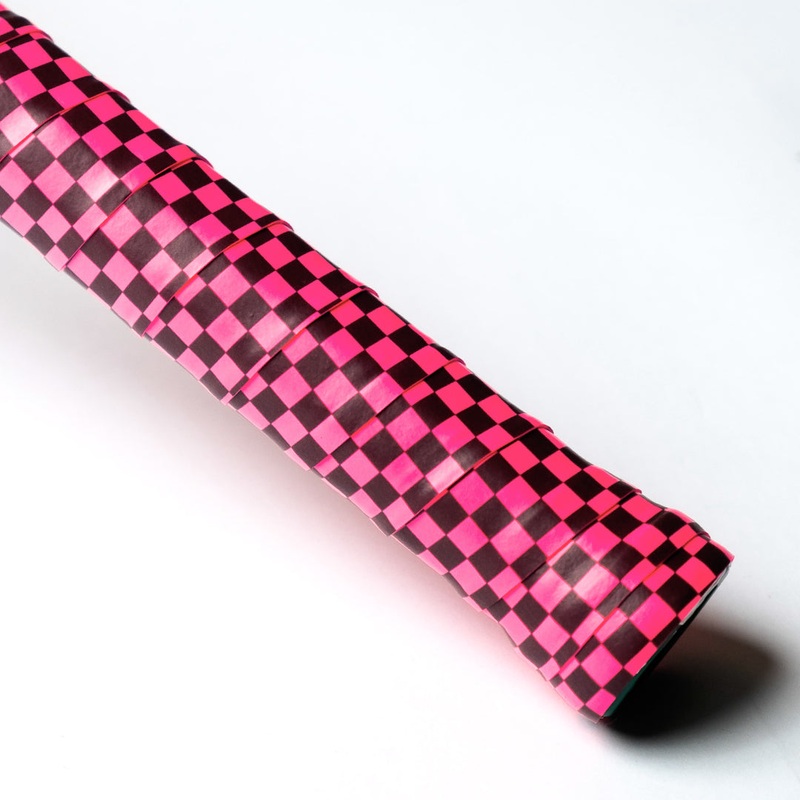Aixo Checker Dry Overgrip Blackpink FLUO PINK OS