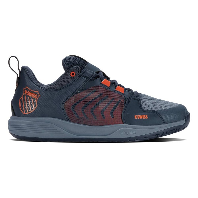 K-Swiss Ultrashot Team Men’s Tennis Shoe (Blue/Orange)