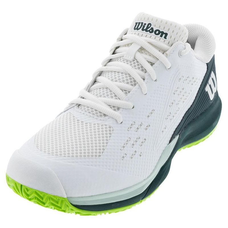 Men’s Rush Pro Ace Wide Tennis Shoes White and Ponderosa